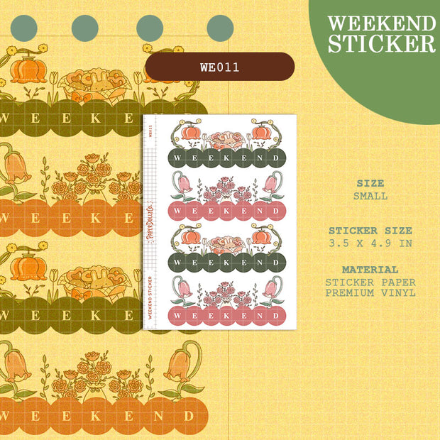 PaperDollzCo | Weekend Stickers | we011