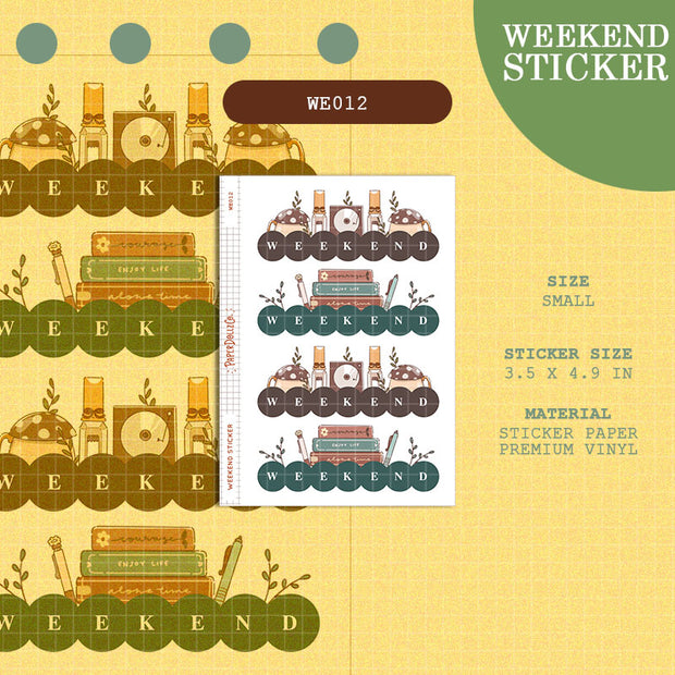 PaperDollzCo | Weekend Stickers | we012