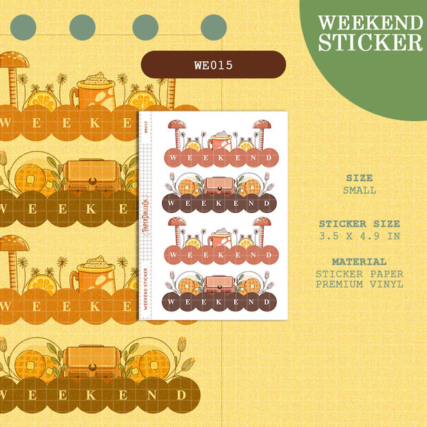PaperDollzCo | Weekend Stickers | we015