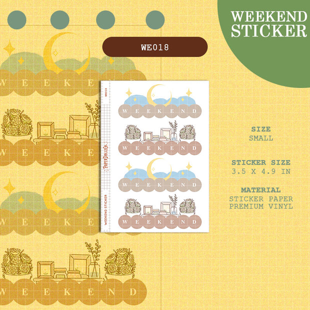 PaperDollzCo | Weekend Stickers | we018