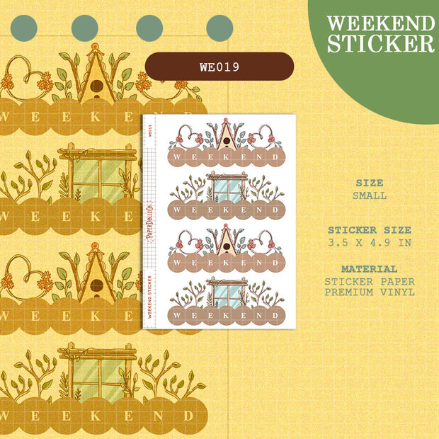 PaperDollzCo | Weekend Stickers | we019