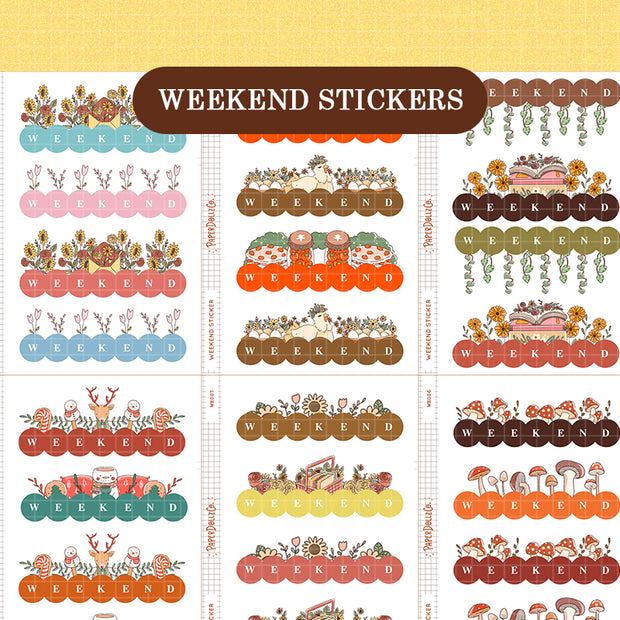 PaperDollzCo | Weekend Stickers | we010