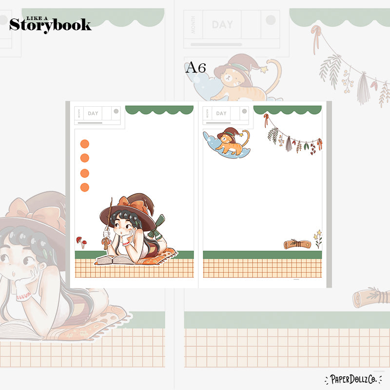 Enchanter | Enchanted | Hobonichi A6 Daily Sticker Kit - a001