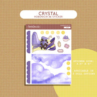 Crystal | Enchanted | Hobonichi A6 Daily Sticker Kit - a005