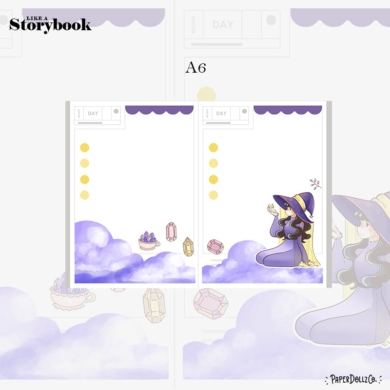 Crystal | Enchanted | Hobonichi A6 Daily Sticker Kit - a005