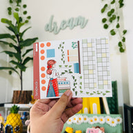 Bountiful | Joy to the Dolly World | Hobonichi A6 Daily Sticker Kit - a006