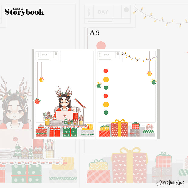 Busy | Joy to the Dolly World | Hobonichi A6 Daily Sticker Kit - a007