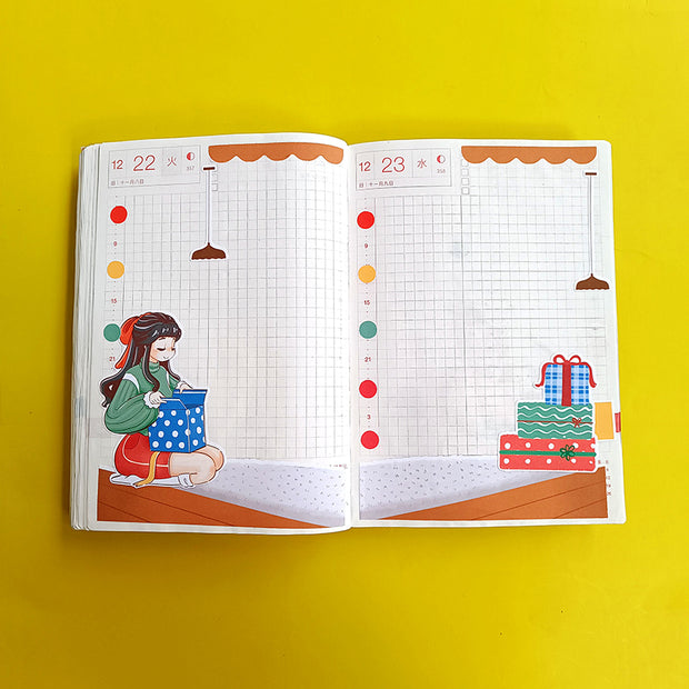 Lavish | Joy to the Dolly World | Hobonichi A6 Daily Sticker Kit - a008