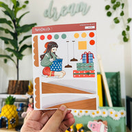 Lavish | Joy to the Dolly World | Hobonichi A6 Daily Sticker Kit - a008