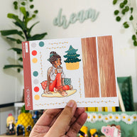 Blissful | Joy to the Dolly World | Hobonichi A6 Daily Sticker Kit - a009