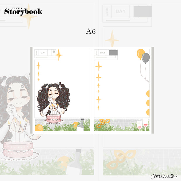 Positive | Year of the Rising Dragon | Hobonichi A6 Sticker Kit - a012