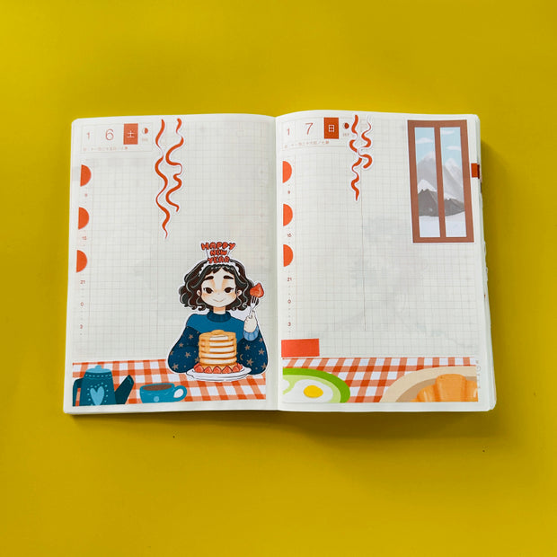 Abundant | Year of the Rising Dragon | Hobonichi A6 Daily Sticker Kit - a013