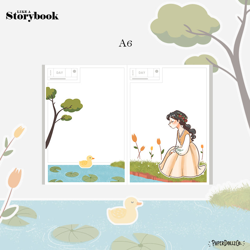 Farmlife | Pretty Petal | Hobonichi A6 Daily Sticker Kit - a016