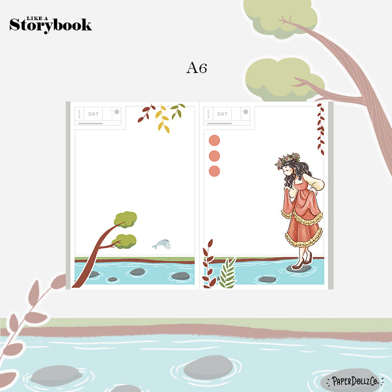 Artist | Pretty Petal | Hobonichi A6 Daily Sticker Kit - a017
