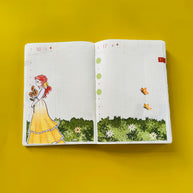 Vintage | Pretty Petal | Hobonichi A6 Sticker Kit - a018