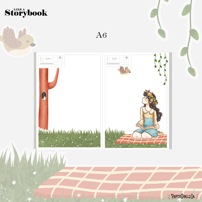 Retro | Pretty Petal | Hobonichi A6 Sticker Kit - a020