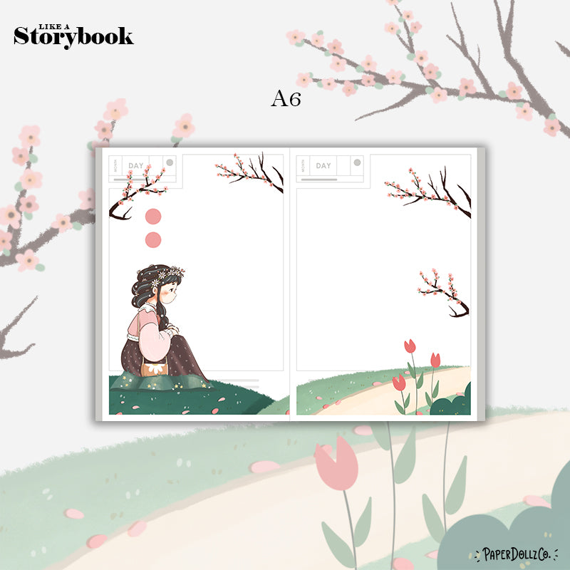 Lively | Spring Blossoming | Hobonichi A6 Daily Sticker Kit - a022