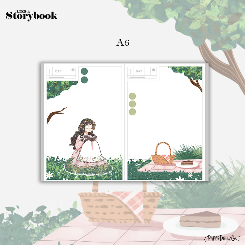 Breezy | Spring Blossoming | Hobonichi A6 Daily Sticker Kit - a024