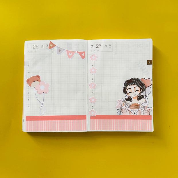 Sweet Treat | Alone Time | Hobonichi A6 Daily Sticker Kit - a027