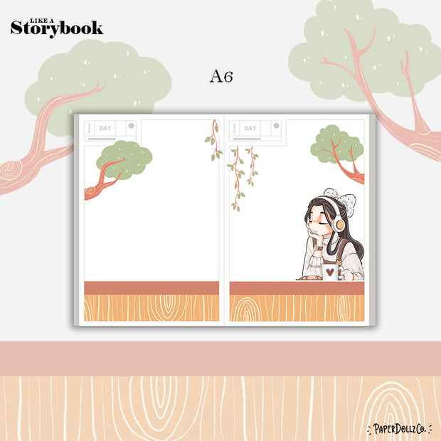 Melomaniac | Alone Time | Hobonichi A6 Daily Sticker Kit - a028