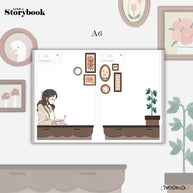 Journaling | Alone Time | Hobonichi A6 Daily Sticker Kit - a030