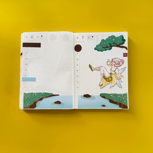 Fearless | Fairy Tales | Hobonichi A6 Daily Sticker Kit - a044