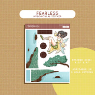 Fearless | Fairy Tales | Hobonichi A6 Daily Sticker Kit - a044