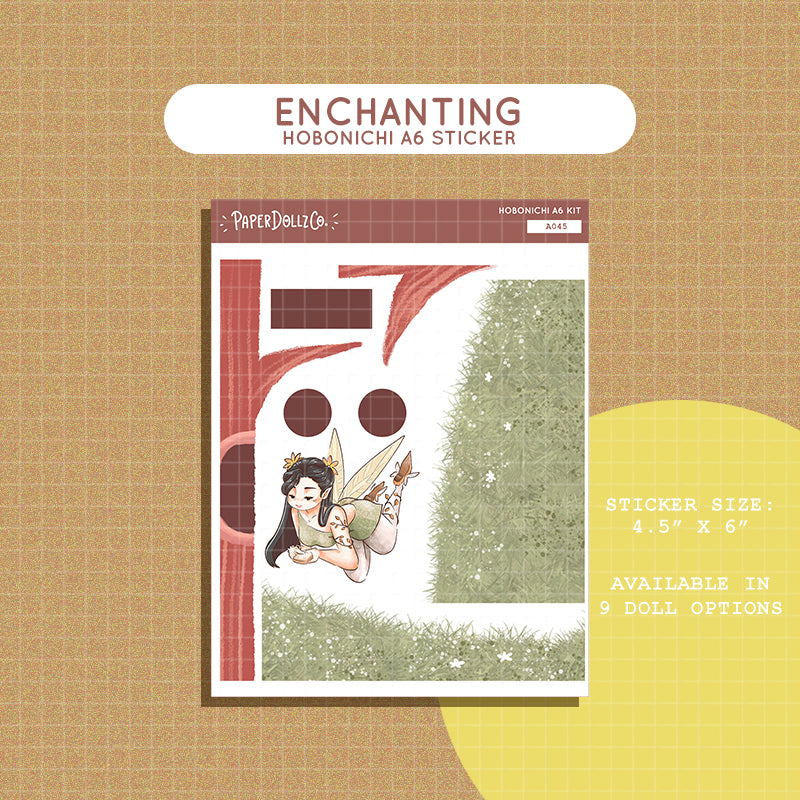 Enchanting | Fairy Tales | Hobonichi A6 Daily Sticker Kit - a045