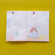 Peaceful | Sweet Dreams | Hobonichi A6 Daily Sticker Kit - a046