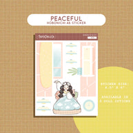 Peaceful | Sweet Dreams | Hobonichi A6 Daily Sticker Kit - a046