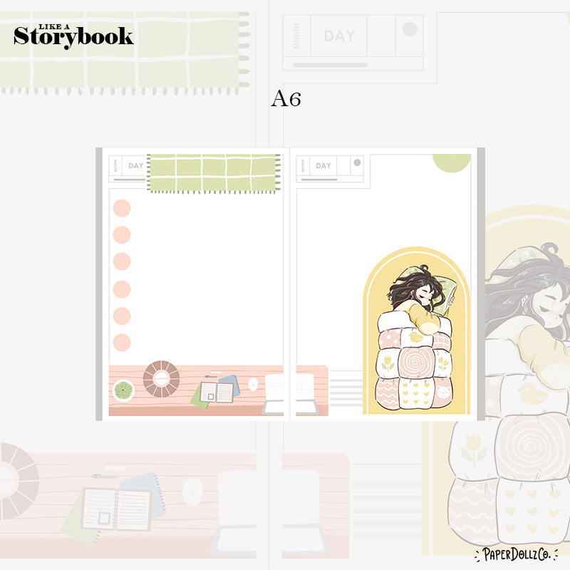 Cozy | Sweet Dreams | Hobonichi A6 Daily Sticker Kit - a047