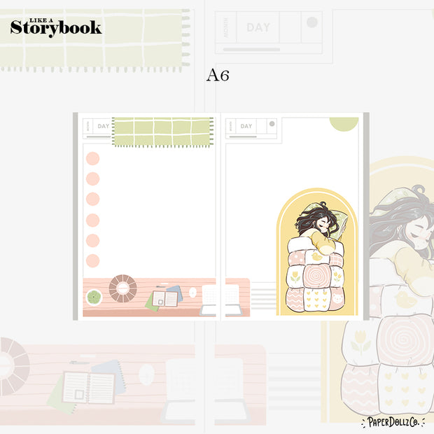 Cozy | Sweet Dreams | Hobonichi A6 Daily Sticker Kit - a047