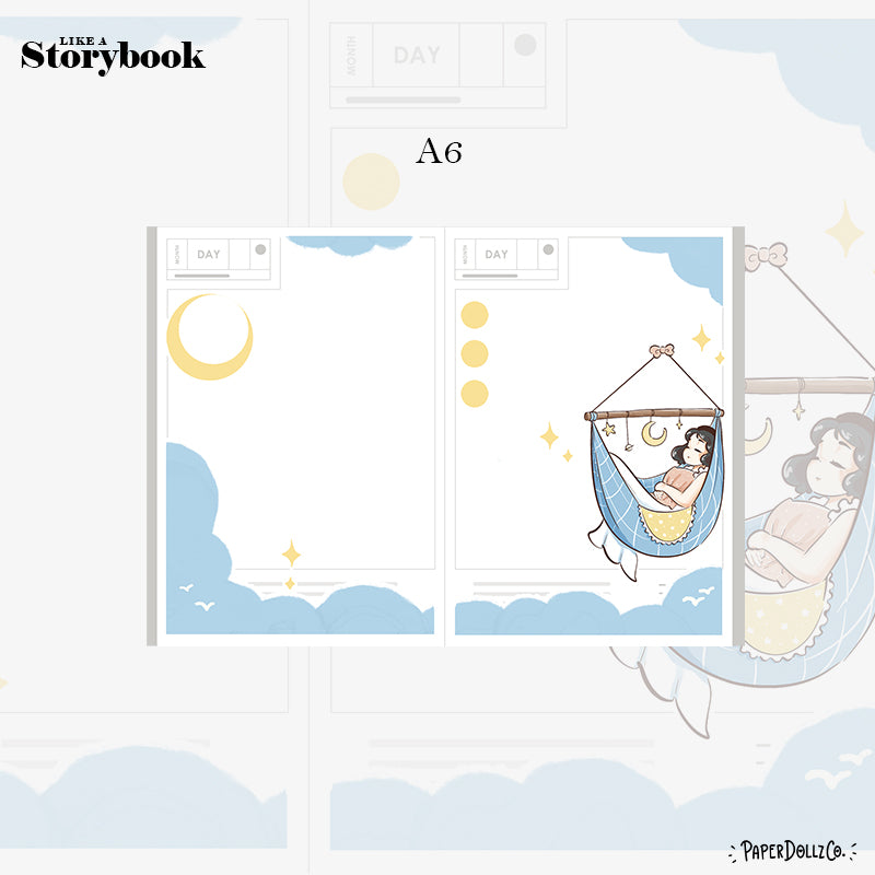 Serene | Sweet Dreams | Hobonichi A6 Daily Sticker Kit - a049