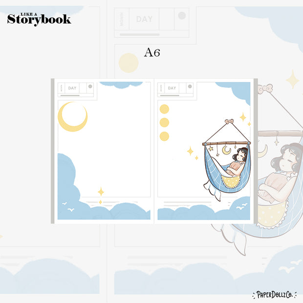 Serene | Sweet Dreams | Hobonichi A6 Daily Sticker Kit - a049