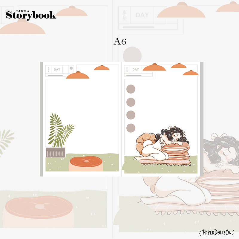 Placid | Sweet Dreams | Hobonichi A6 Daily Sticker Kit - a050