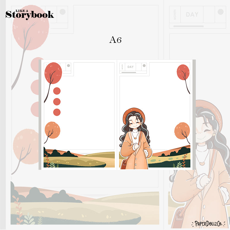 Date Night | Fabulous Fall | Hobonichi A6 Daily Sticker Kit - a057