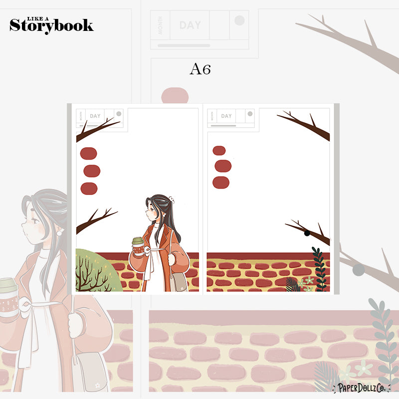 Office | Fabulous Fall | Hobonichi A6 Daily Sticker Kit - a058