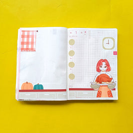 Thanksgiving | Fabulous Fall | Hobonichi A6 Daily Sticker Kit - a059