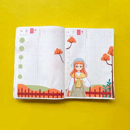 Travel | Fabulous Fall | Hobonichi A6 Daily Sticker Kit - a060