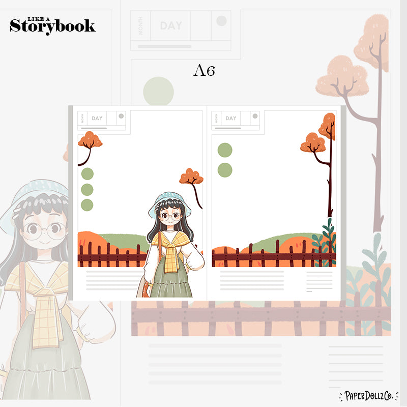 Travel | Fabulous Fall | Hobonichi A6 Daily Sticker Kit - a060