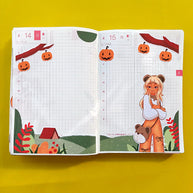 Bear | Fluffy Tails | Hobonichi A6 Daily Sticker Kit - a062