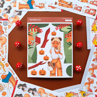 Bear | Fluffy Tails | Hobonichi A6 Daily Sticker Kit - a062