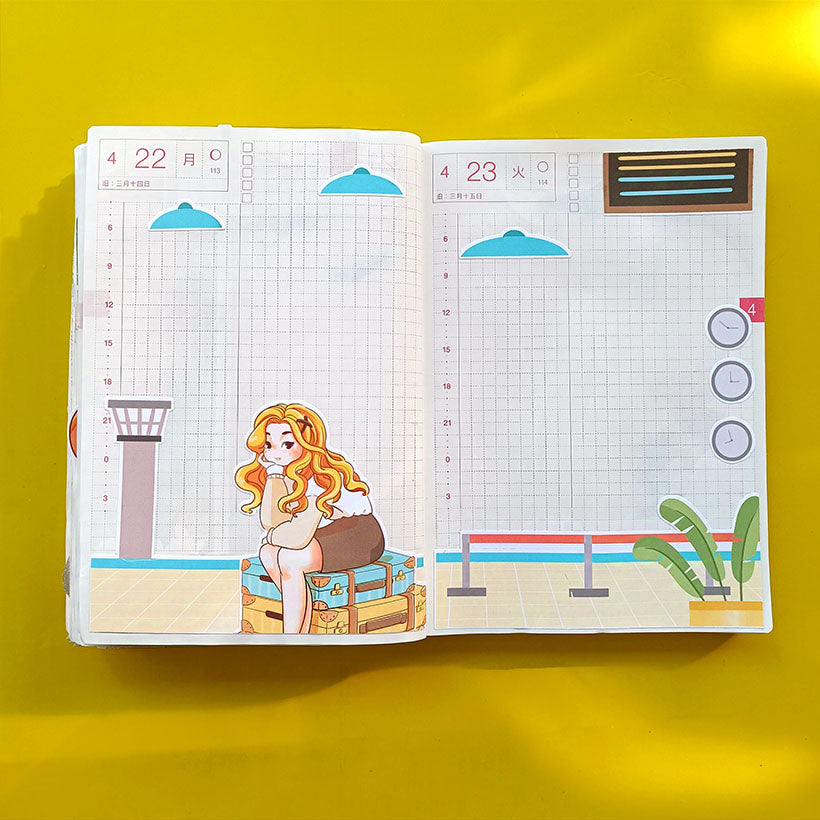 Solo | Wanderlust | Hobonichi A6 Daily Sticker Kit - a067