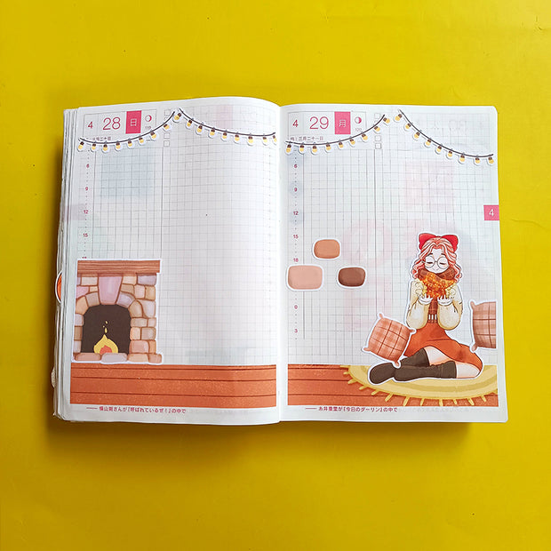 Festive | Winter Solstice | Hobonichi A6 Daily Sticker Kit - a071