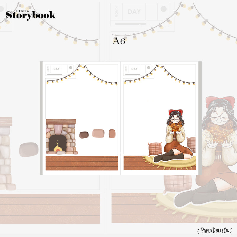 Festive | Winter Solstice | Hobonichi A6 Daily Sticker Kit - a071