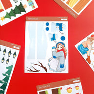 Frosty | Winter Solstice | Hobonichi A6 Daily Sticker Kit - a073
