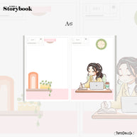 Work | Planner Girl | Hobonichi A6 Daily Sticker Kit - a079