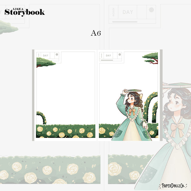 Clara | Victorian Muses | Hobonichi A6 Daily Sticker Kit - a093