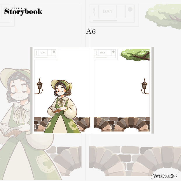 Beryl | Victorian Muses | Hobonichi A6 Daily Sticker Kit - a094