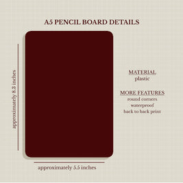 PaperDollzCo | A5 Pencil Board - PB005
